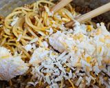 ミートパスタDEパイ作り方1写真