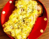 朝食♡ウインナーチーズペッパートースト作り方4写真
