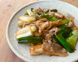 簡単！ねぎと豚肉の塩炒め／ねぎま風作り方5写真