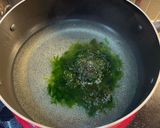 季節の青のり香る 花田の出汁　味噌汁作り方2写真