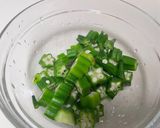 初夏の一品、万能薬味♡オクラのおろし和え作り方3写真