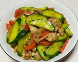 きゅうりと鶏むね肉の甜麺醤炒め作り方9写真