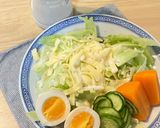 チーズだけ🤣あと1品お助けシーザーサラダ作り方3写真