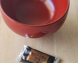 焼き餅でホットチョコお汁粉♪バレンタイン作り方2写真