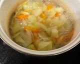 余った豆乳で韓国風スープ作り方1写真