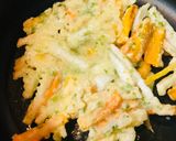 シンプルな根菜のかき揚げ丼作り方2写真