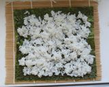 千葉県伝統の白米の海苔巻き☆しらす丼風作り方5写真