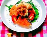 サーモンのおろしポン酢ソース添え作り方4写真