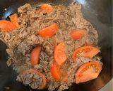 牛肉とトマトの黒酢炒め作り方5写真