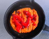 メンチカツのチーズ焼き作り方2写真