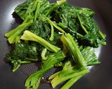 簡単！美味しい♬ほうれん草のごま油炒め♬作り方5写真