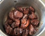 レバー赤ワイン煮(調味料減)糖尿病にも作り方6写真