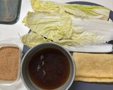 【簡単副菜】柔らか白菜とおあげさんの煮物作り方1写真