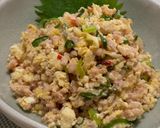 鶏ミンチと木綿豆腐の中華風炒り豆腐♪作り方6写真