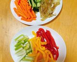 簡単絶品✨おつまみタラ入りピクルス🐟💚作り方1写真