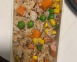 レンジ簡単中華風ロコモコ味オムライス弁当作り方8写真