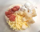 余ったお餅で！長芋のたらこチーズ餅チヂミ作り方2写真