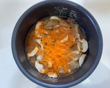 後入れ小松菜が肝!余り野菜の炊き込みご飯作り方6写真