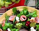 クリスマスリースサラダ作り方1写真