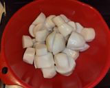 牡蠣と春菊と里芋の味噌グラタン作り方2写真