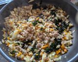 節約◎ちくわとわかめの和風キーマカレー作り方6写真