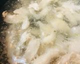 おかゆ●鶏玉かゆ作り方1写真