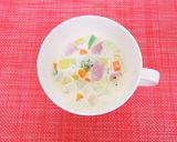 栄養士の卵☆野菜たっぷりクリームスープ作り方7写真