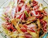 今夜の夕飯☆白菜と豚肉のうま煮♪レンチン作り方3写真