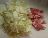 キャベツのコリアンダー炒め作り方1写真