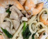 簡単　海鮮うどん作り方16写真