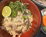 秋の松茸と太刀魚の炊き込みご飯作り方6写真
