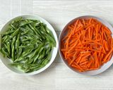 甘辛ごま味♪モロッコインゲンと人参のきんぴら作り方2写真