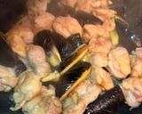鶏肉となすの味噌マヨ照り焼き作り方7写真