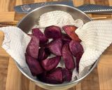 紫芋の飴がけ作り方1写真