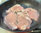 豚ロースのプルーンソース焼き。作り方2写真