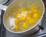 黄色い月見白玉作り方4写真