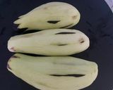 レンチン　焼きなす風作り方1写真