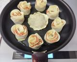 簡単バラ焼き餃子 • 玫瑰花水煎饺作り方8写真