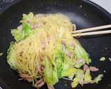 春キャベツとベーコン🥓のペペロンチーノ作り方9写真