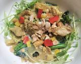 🇰🇭カンボジア越境🐘濃厚カレー風🍛アモック作り方6写真