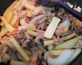 豚肉とじゃが玉☆ガーリックバタポン炒め作り方7写真