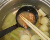 ふきとじゃがいものお味噌汁作り方4写真