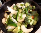 牛バラと野菜のオイスターソース炒め作り方8写真