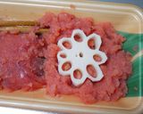 不器用お正月用明太子花レンコン作り方2写真