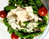 スナップエンドウと牛肉のヨーグルトサラダ作り方7写真