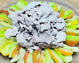 今日の晩御飯！夏野菜と豚肉の冷しゃぶ作り方7写真