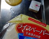 クリームチーズとパイナップルの生春巻き作り方1写真