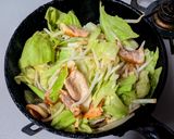 豚バラ肉ともやしの塩ダレ炒め作り方7写真