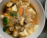 肉無豆腐簡単梅オーロラソース味野菜炒め作り方19写真