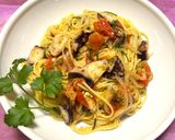 【4月】トマトと島だこのパスタ作り方10写真